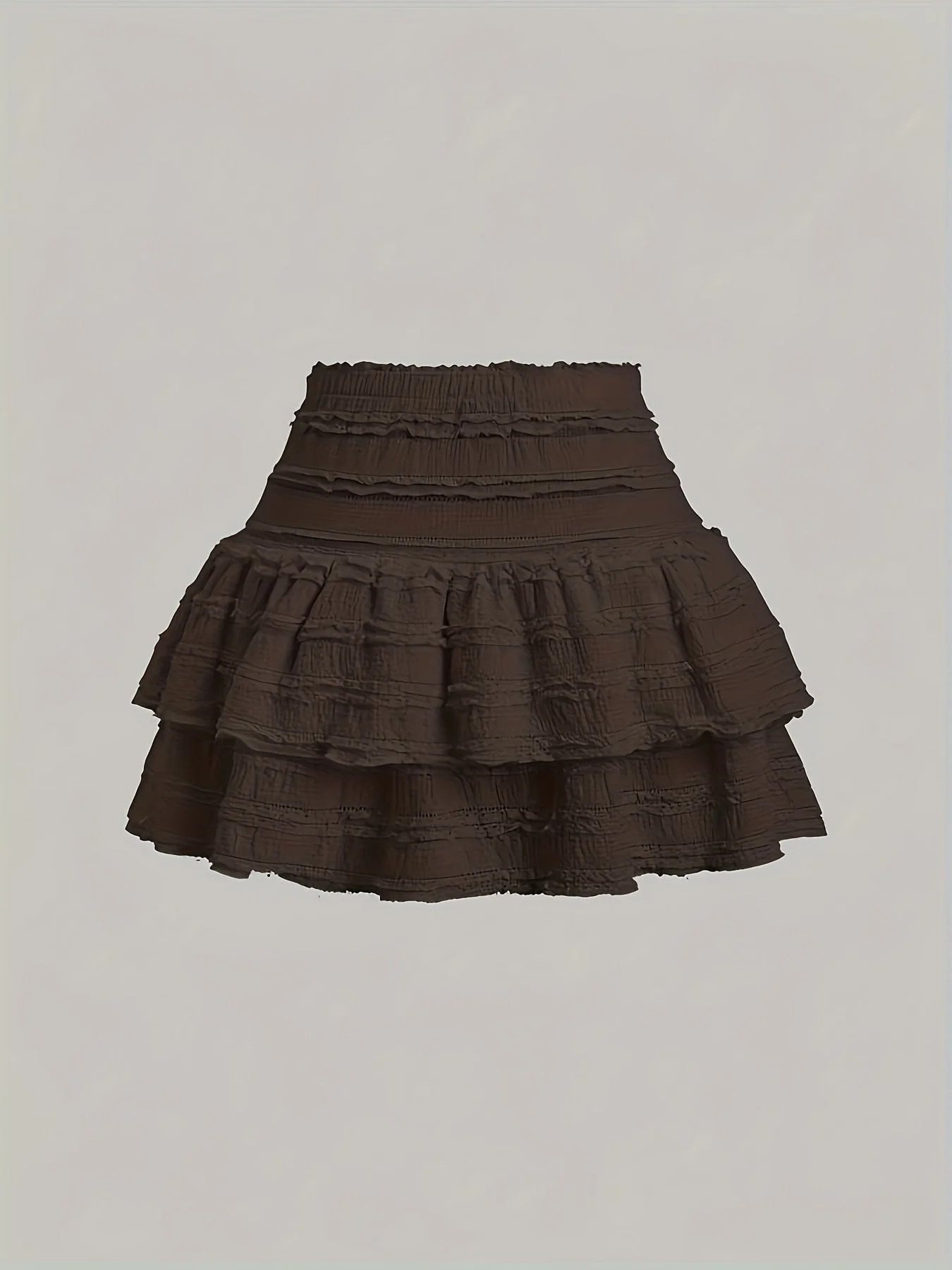 Jupe courte à volants style bohème pour femme, idéale pour l'été et le printemps - Image 6