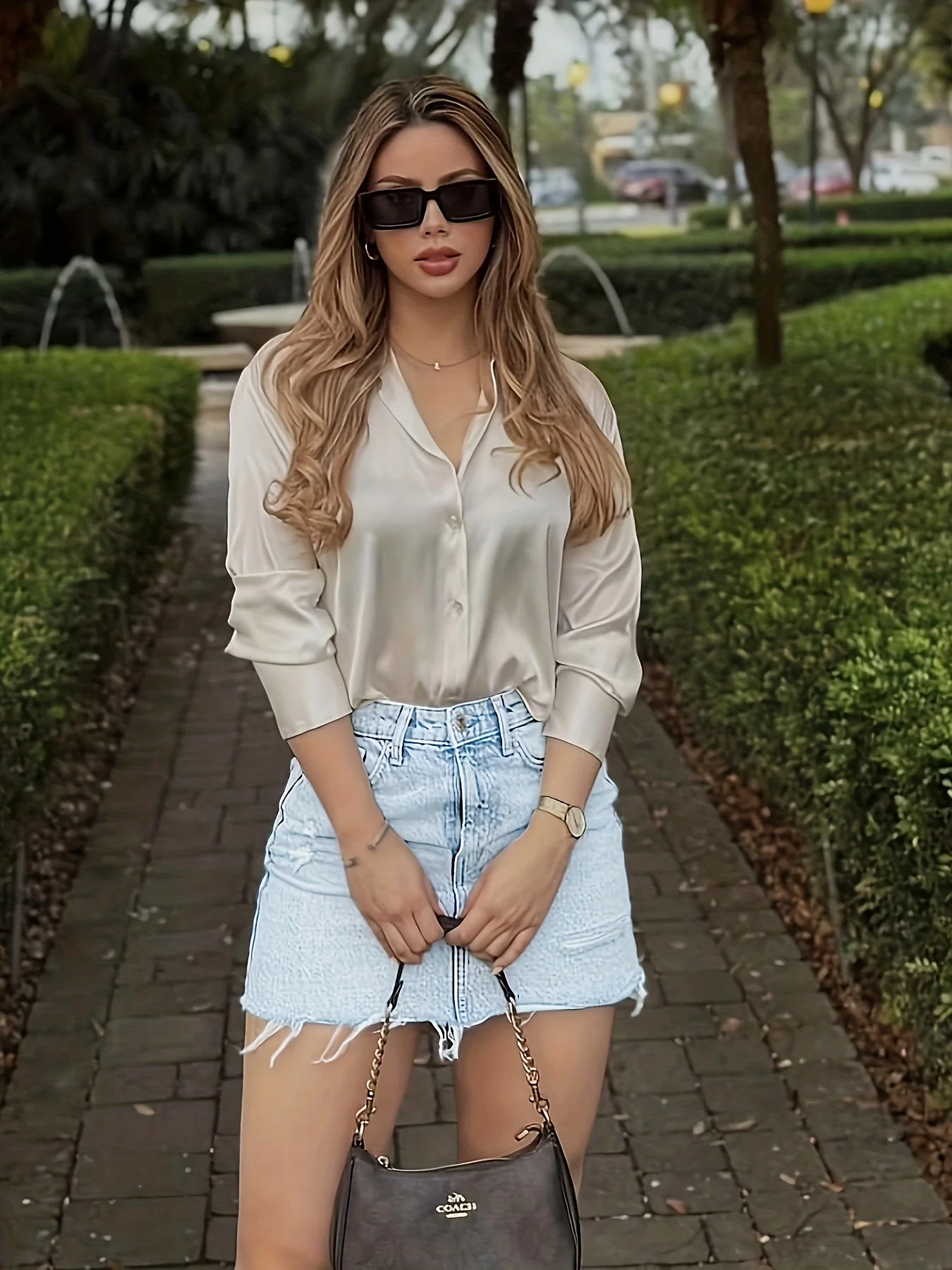 Jupe en jean décontractée pour femme – Style élégant et moderne, idéale pour l'été - Image 2