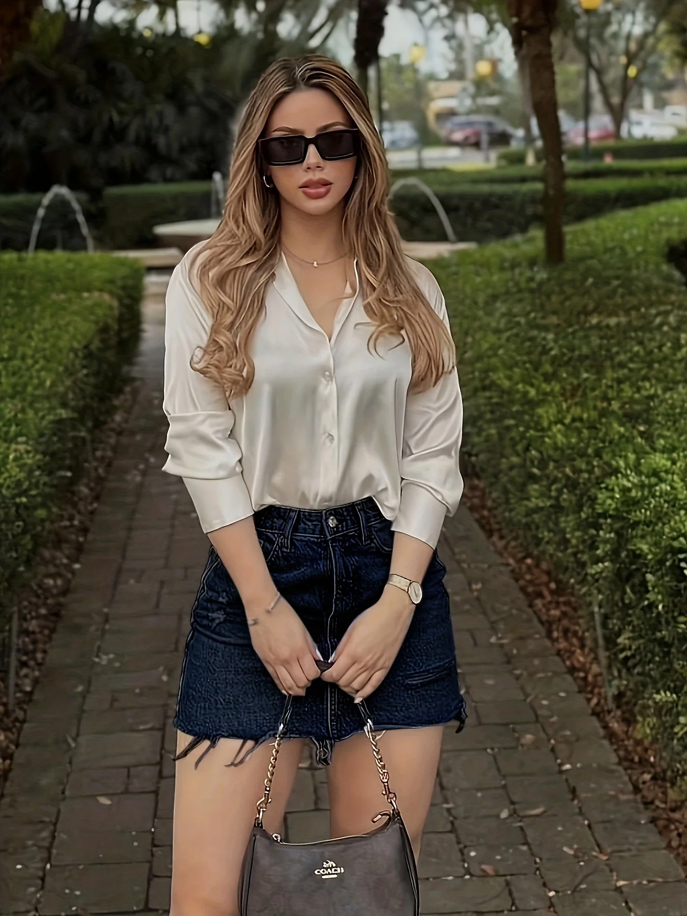 Jupe en jean décontractée pour femme – Style élégant et moderne, idéale pour l'été - Image 3