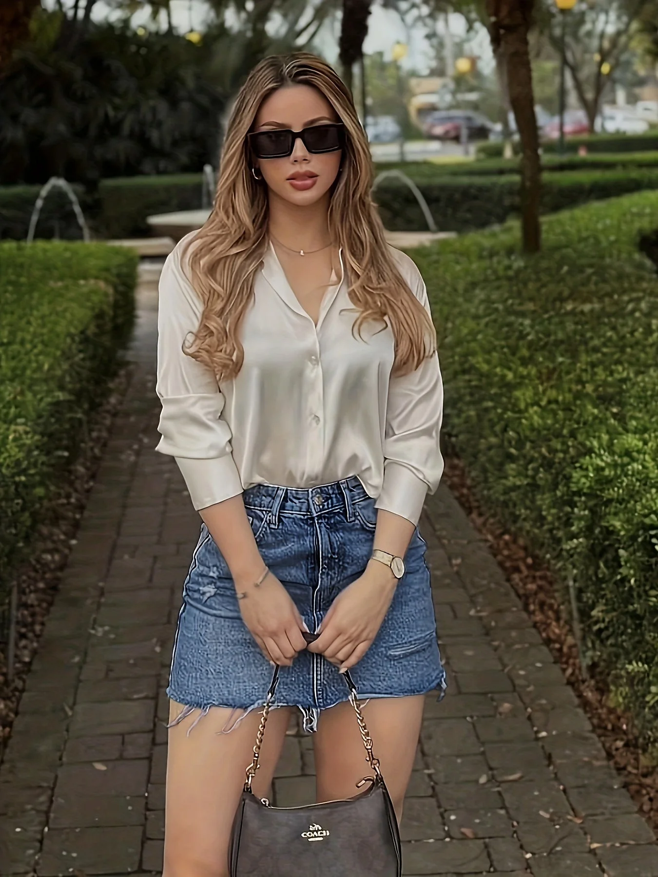 Jupe en jean décontractée pour femme – Style élégant et moderne, idéale pour l'été - Image 4
