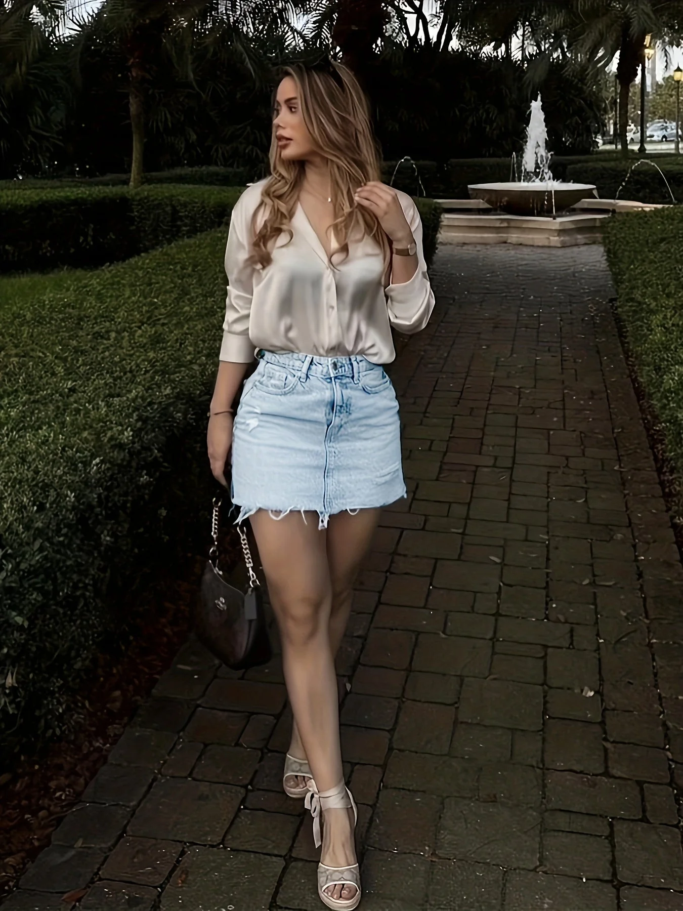 Jupe en jean décontractée pour femme – Style élégant et moderne, idéale pour l'été - Image 5
