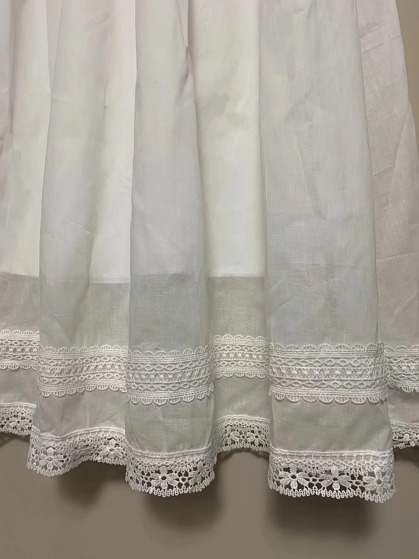 Jupe longue femme style bohème avec dentelle, élégante et fluide pour l'été - Image 8