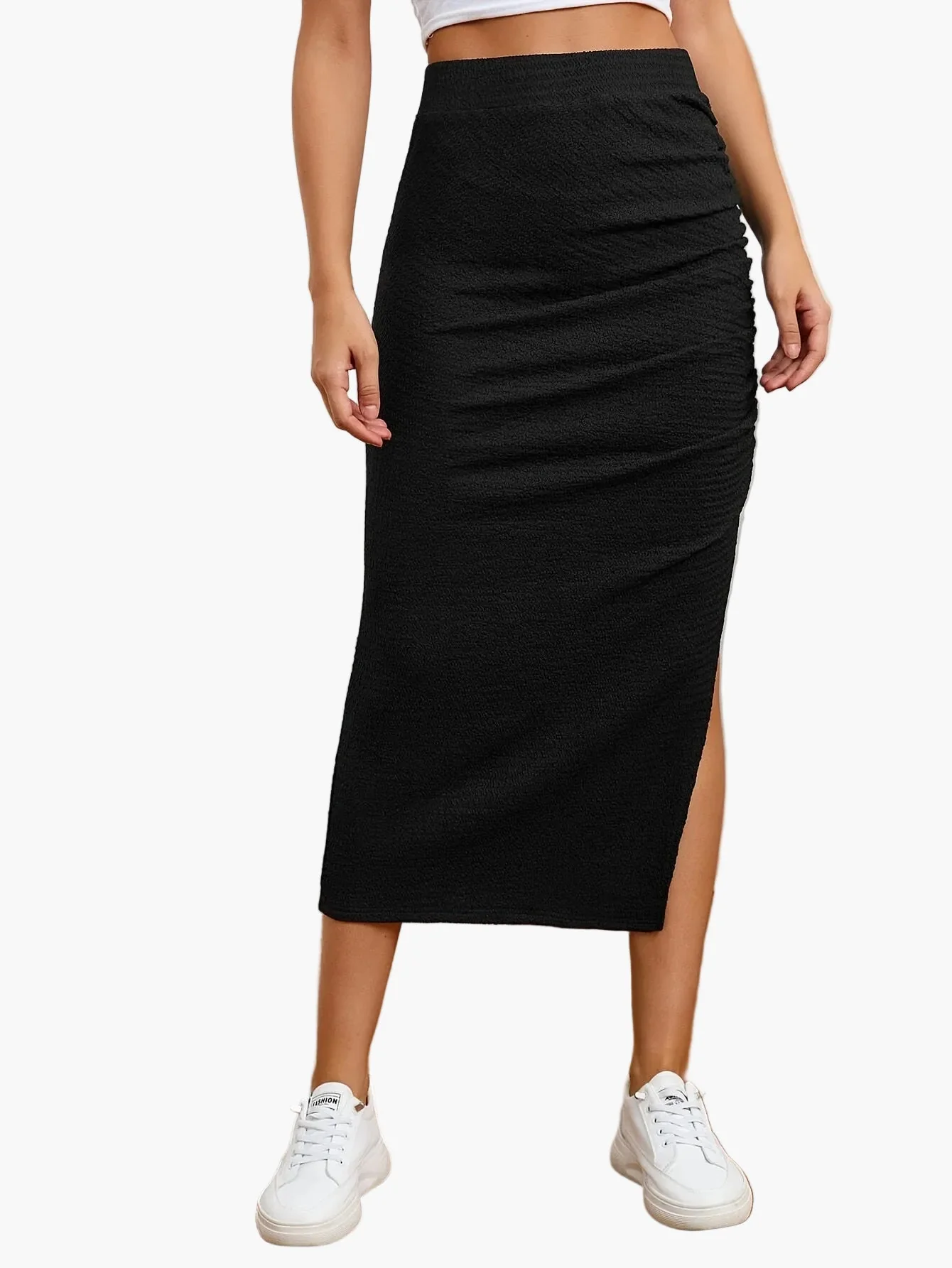 Jupe Longue Fendue Femme Style Élégant pour l'Été - Image 8