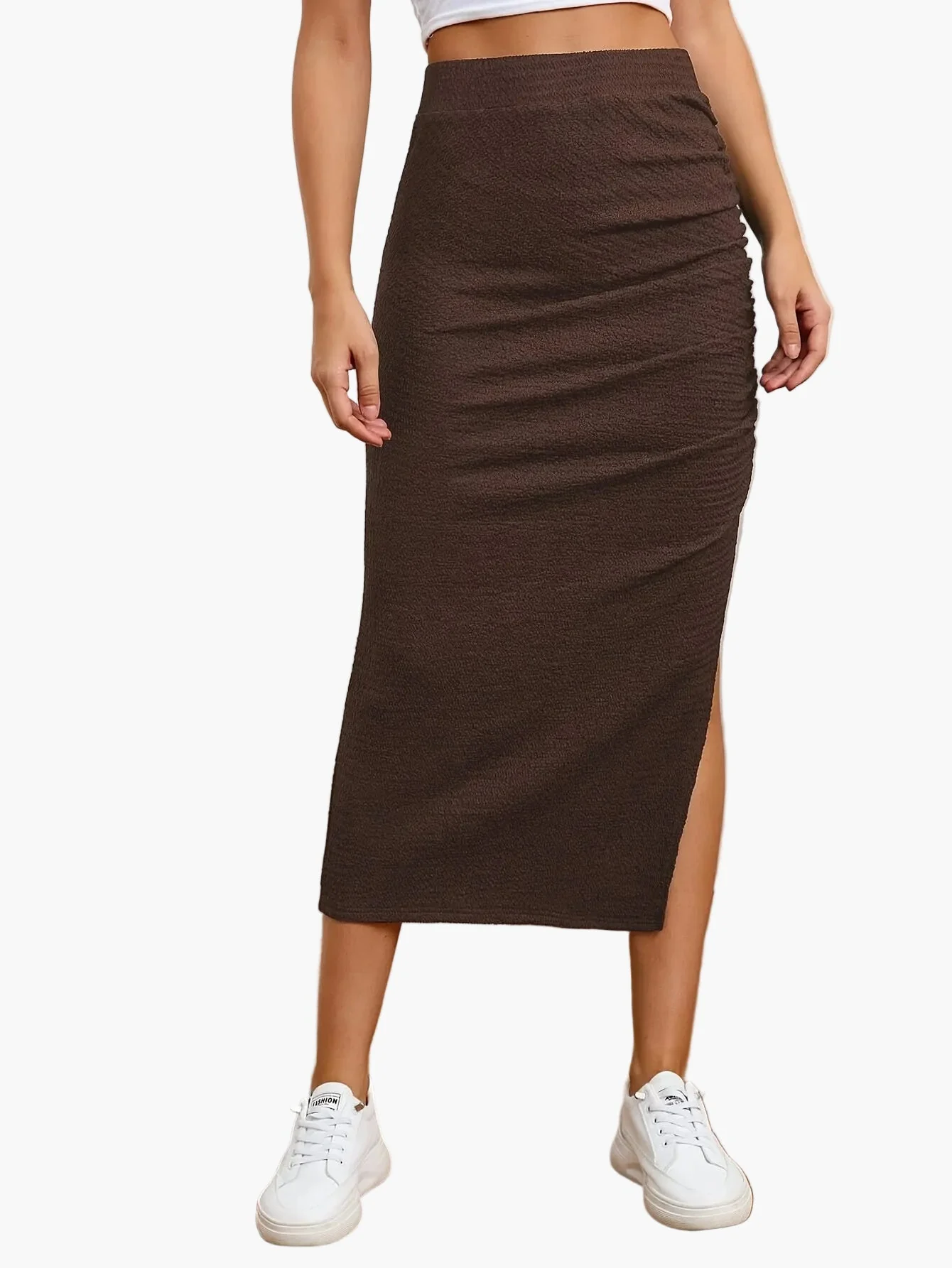 Jupe Longue Fendue Femme Style Élégant pour l'Été - Image 9