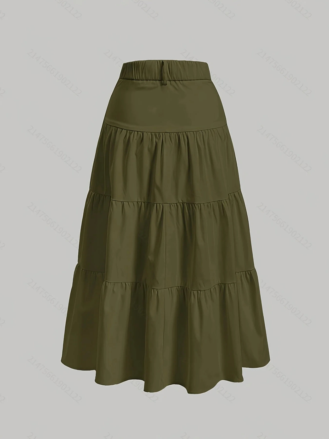 Jupe longue taille haute femme style bohème élégante pour printemps et été - Image 10