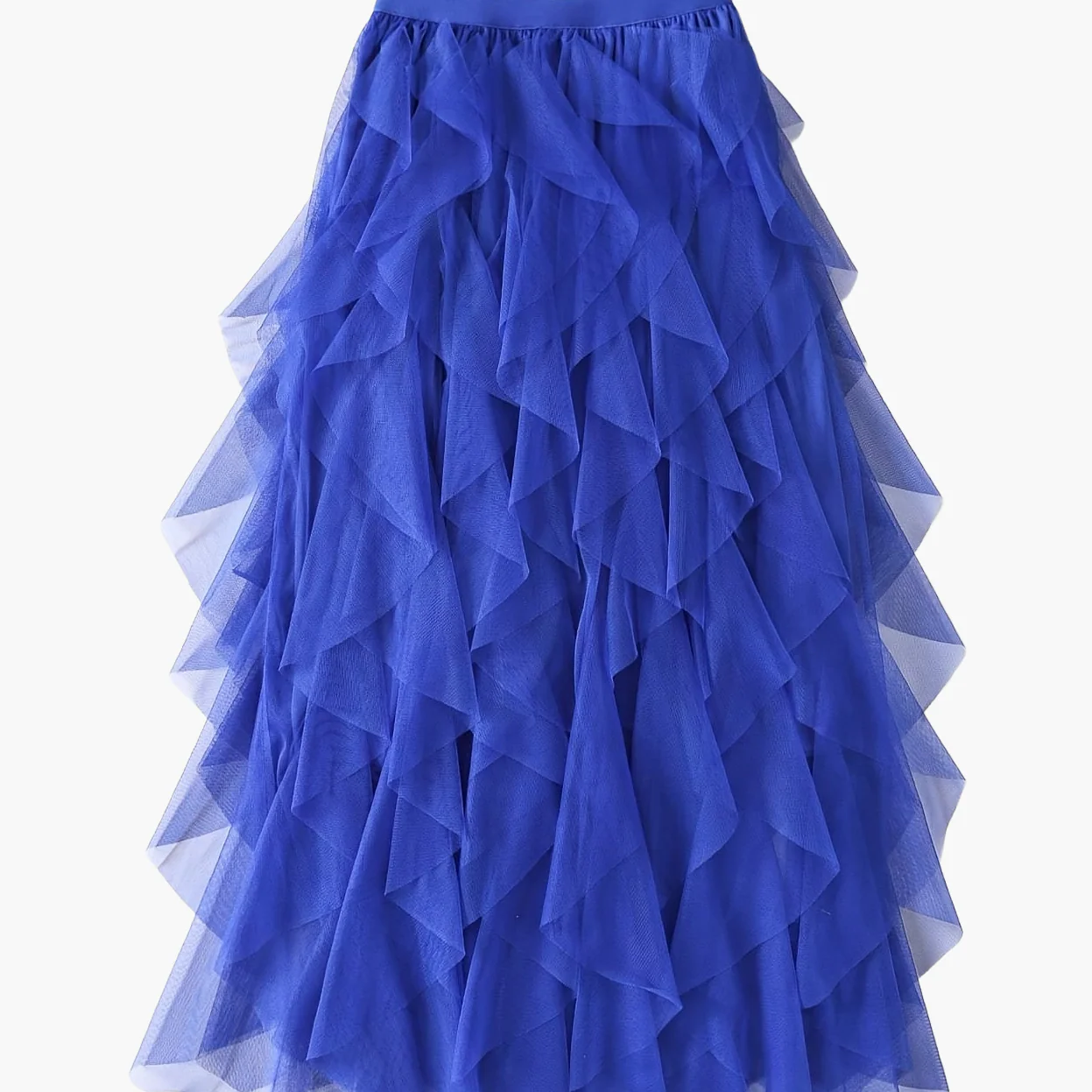Jupe longue à volants style bohème pour femme, élégante et tendance, idéale pour occasions spéciales et looks romantiques - Image 18