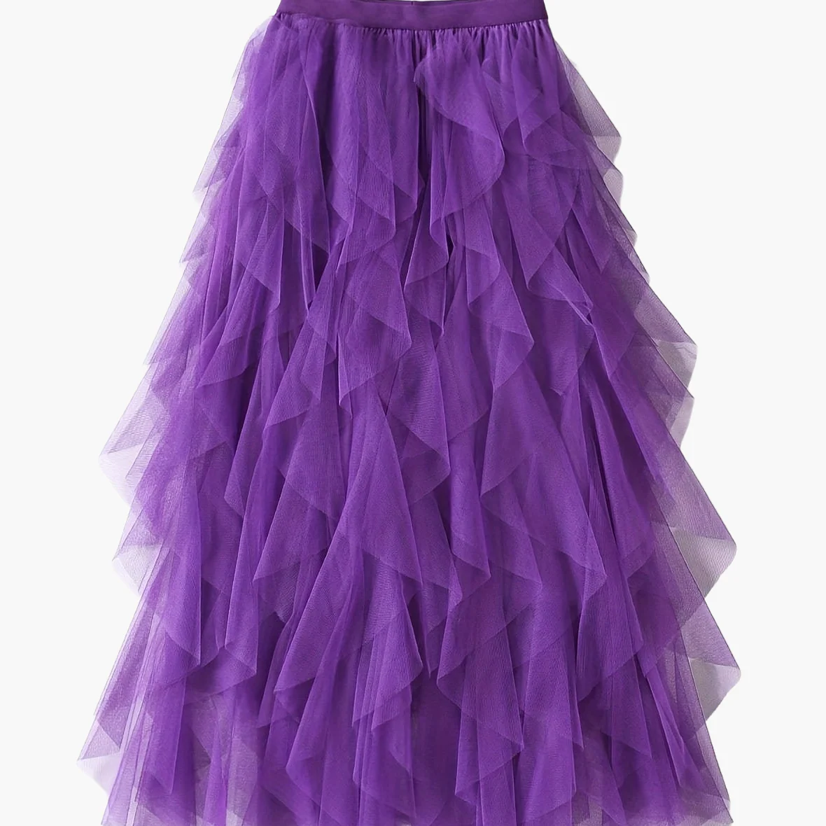 Jupe longue à volants style bohème pour femme, élégante et tendance, idéale pour occasions spéciales et looks romantiques - Image 21
