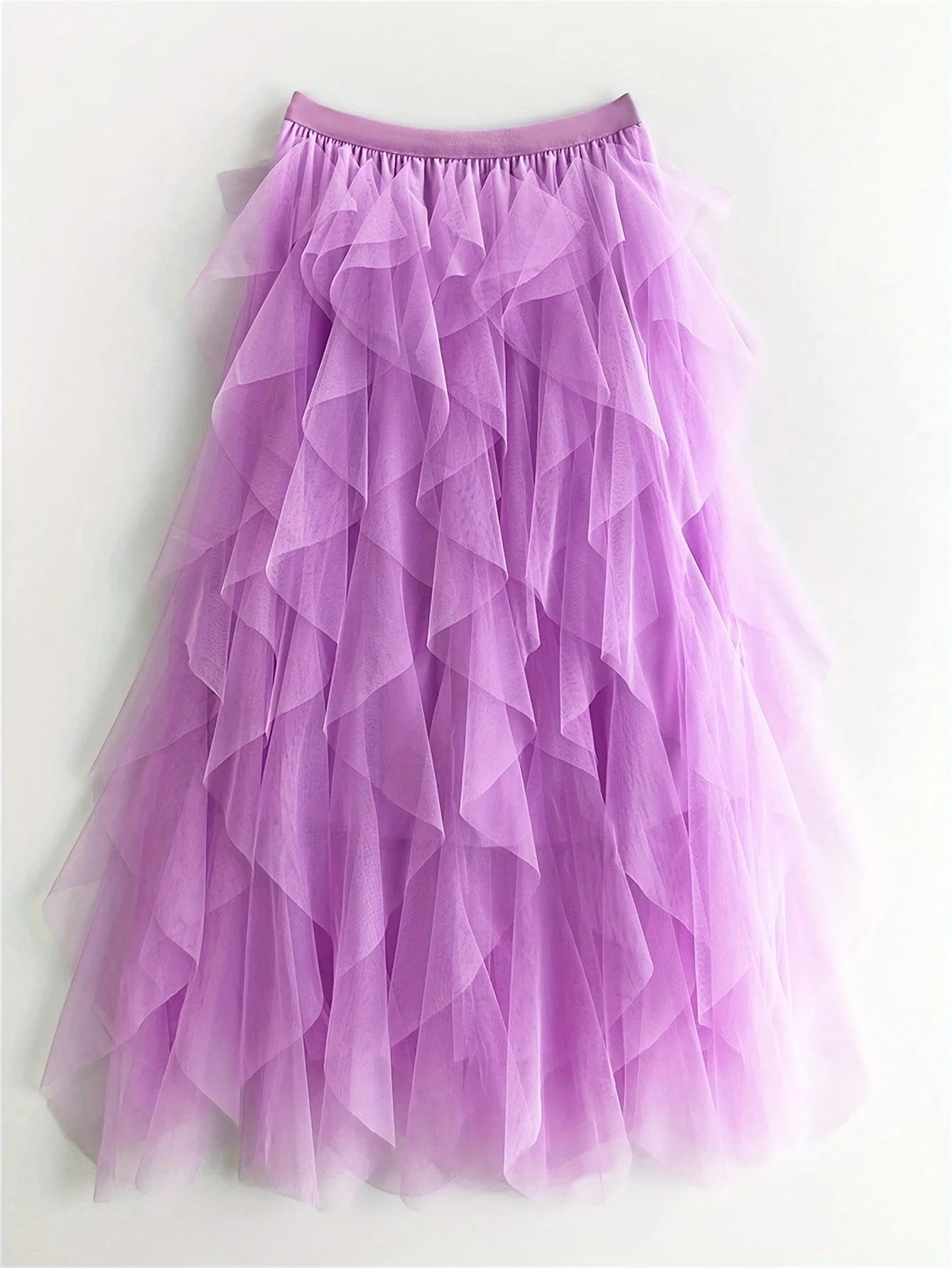 Jupe longue à volants style bohème pour femme, élégante et tendance, idéale pour occasions spéciales et looks romantiques - Image 6