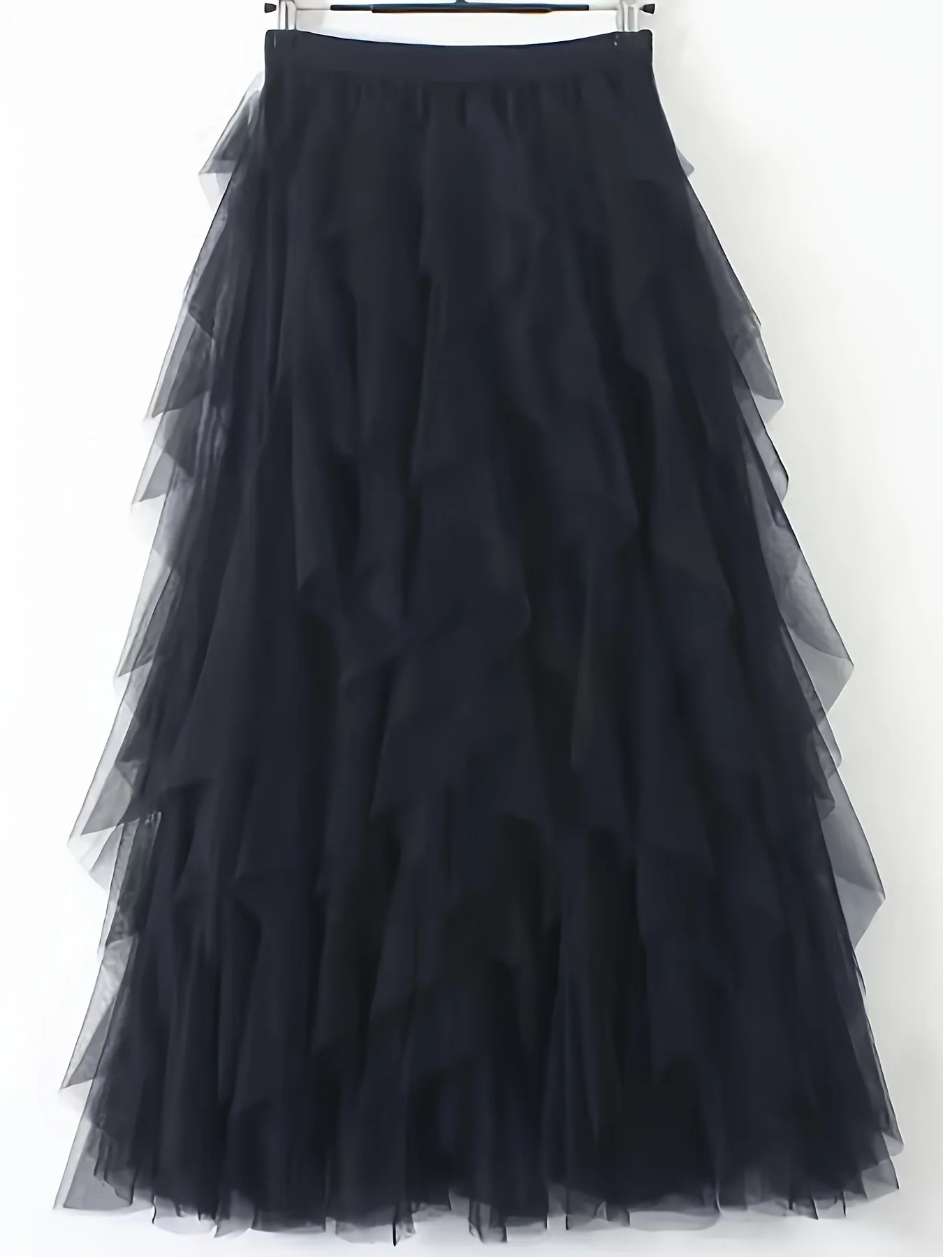 Jupe longue à volants style bohème pour femme, élégante et tendance, idéale pour occasions spéciales et looks romantiques - Image 8