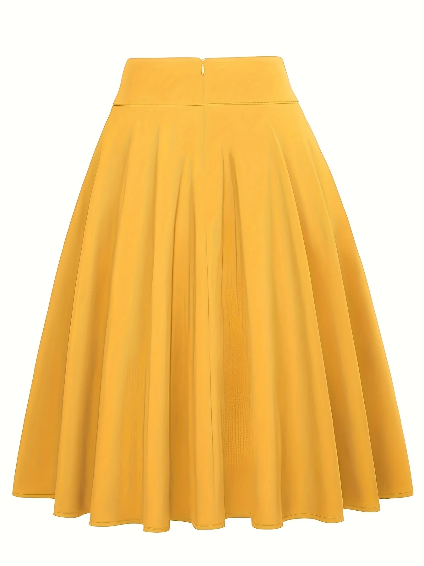 Jupe patineuse femme chic à taille haute avec ceinture nouée – Style élégant pour toutes occasions - Image 10