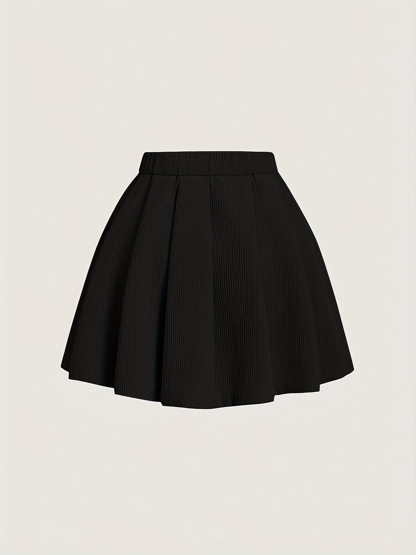 Jupe plissée trapèze pour femme style élégant casual - Image 4