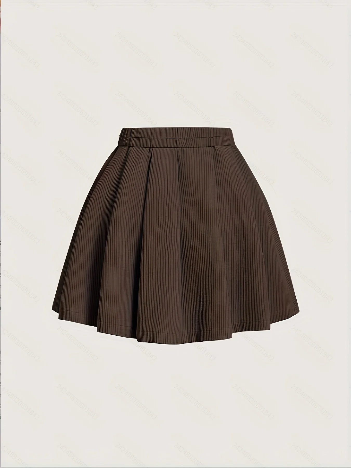 Jupe plissée trapèze pour femme style élégant casual - Image 5