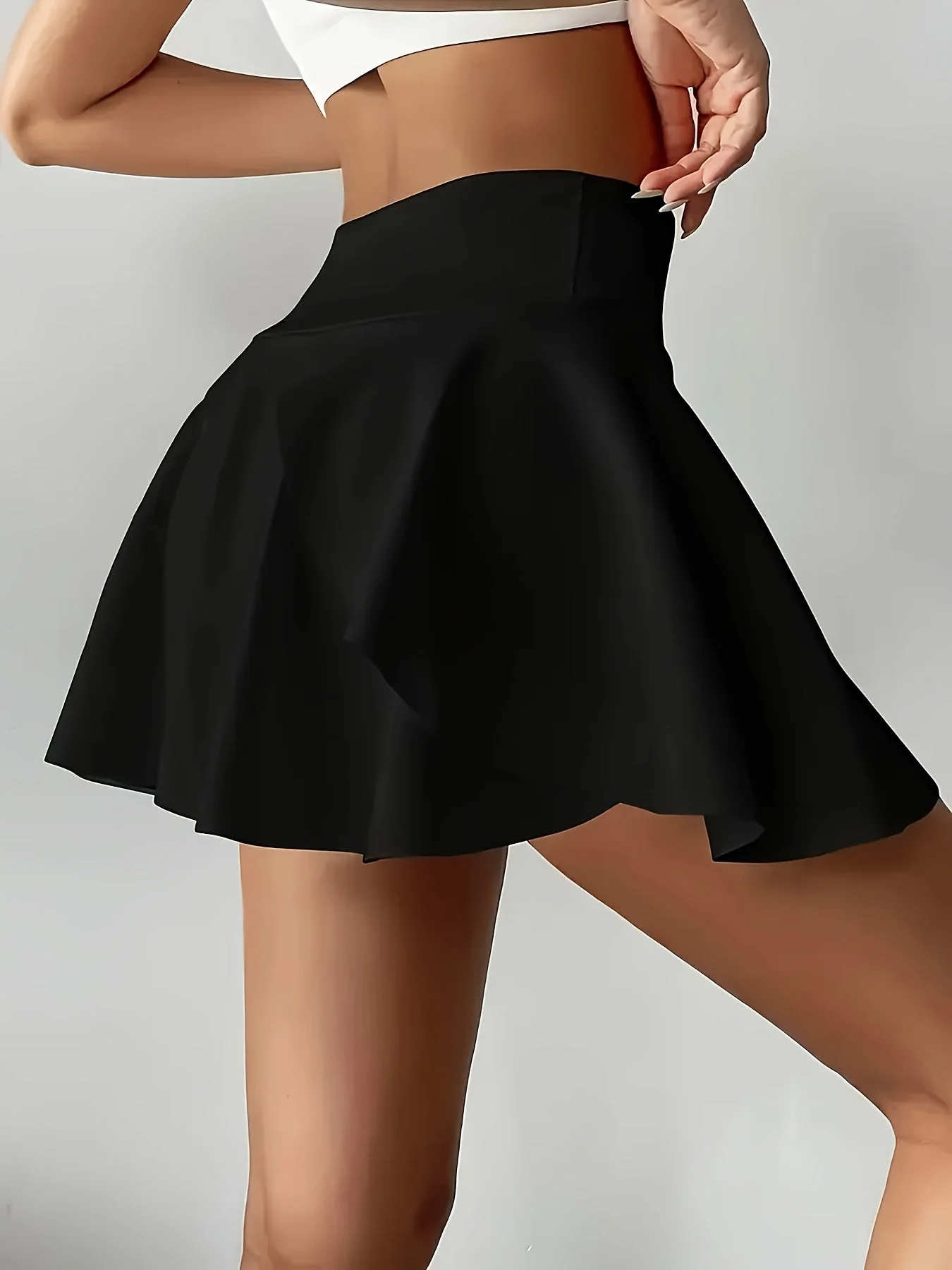 Jupe-short plissée de sport femme avec poche pratique, style décontracté, idéale pour le printemps et l'été - Image 8
