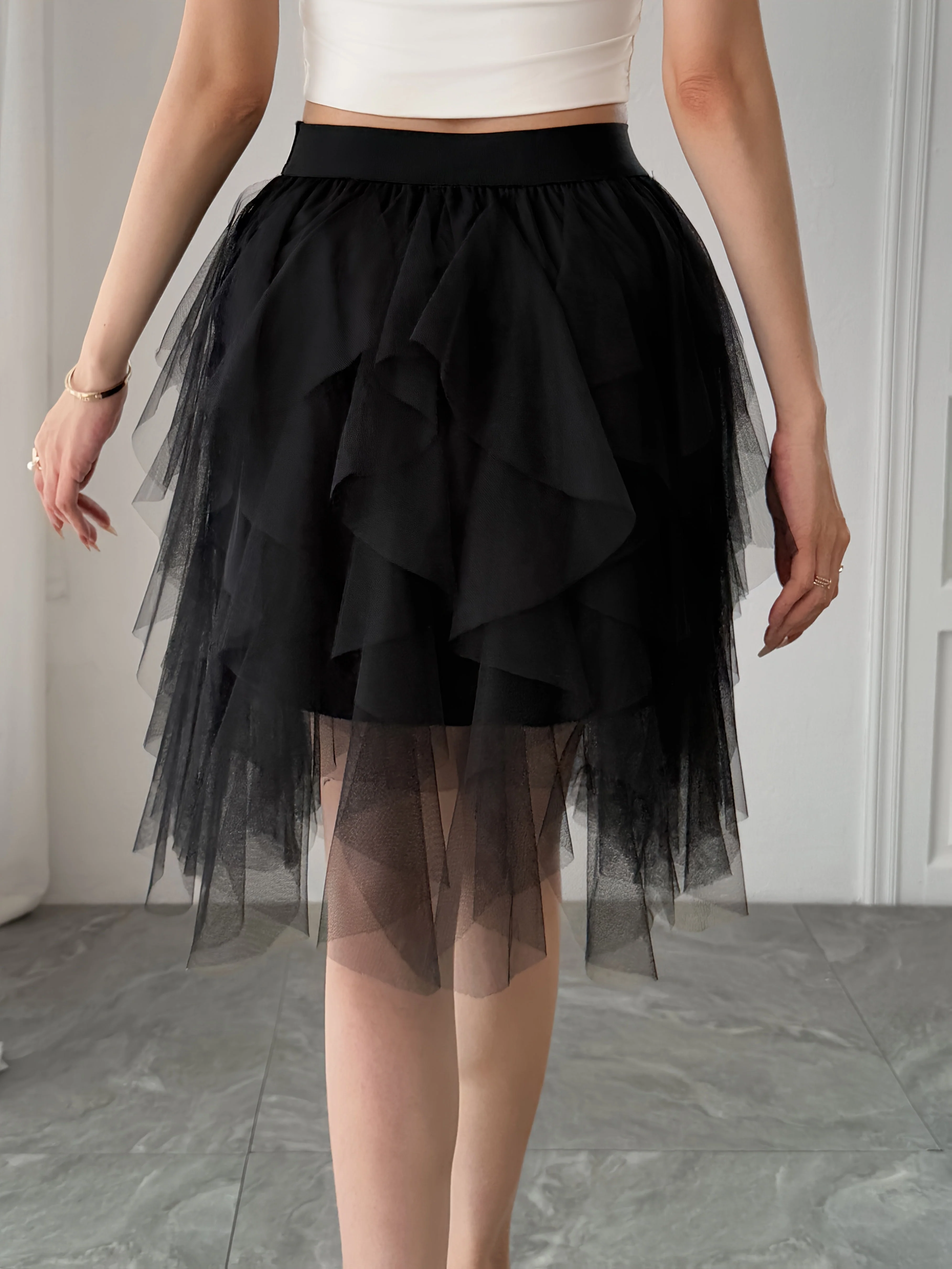 Jupe Tutu Femme Style Danseuse Élégante pour Tenue de Fête ou Quotidienne - Image 10