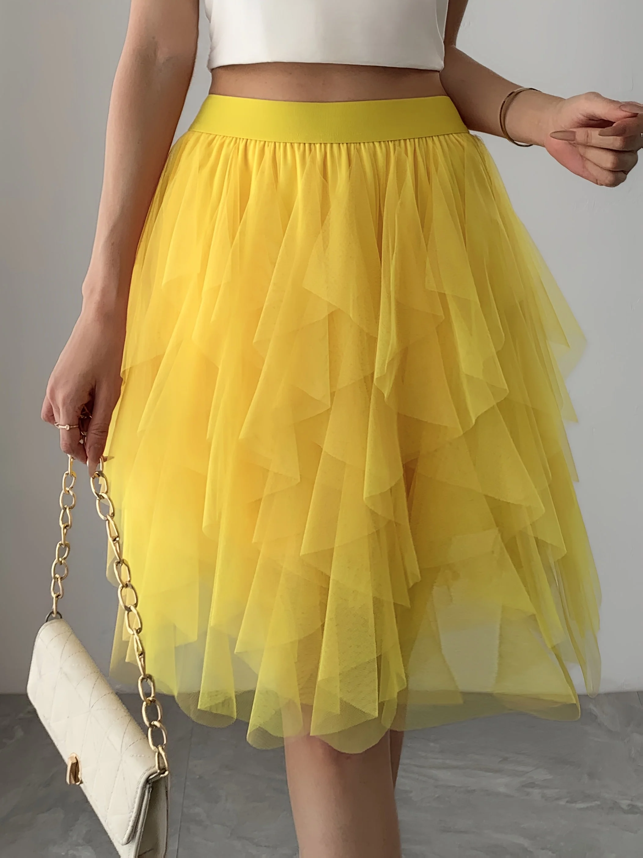 Jupe Tutu Femme Style Danseuse Élégante pour Tenue de Fête ou Quotidienne - Image 7