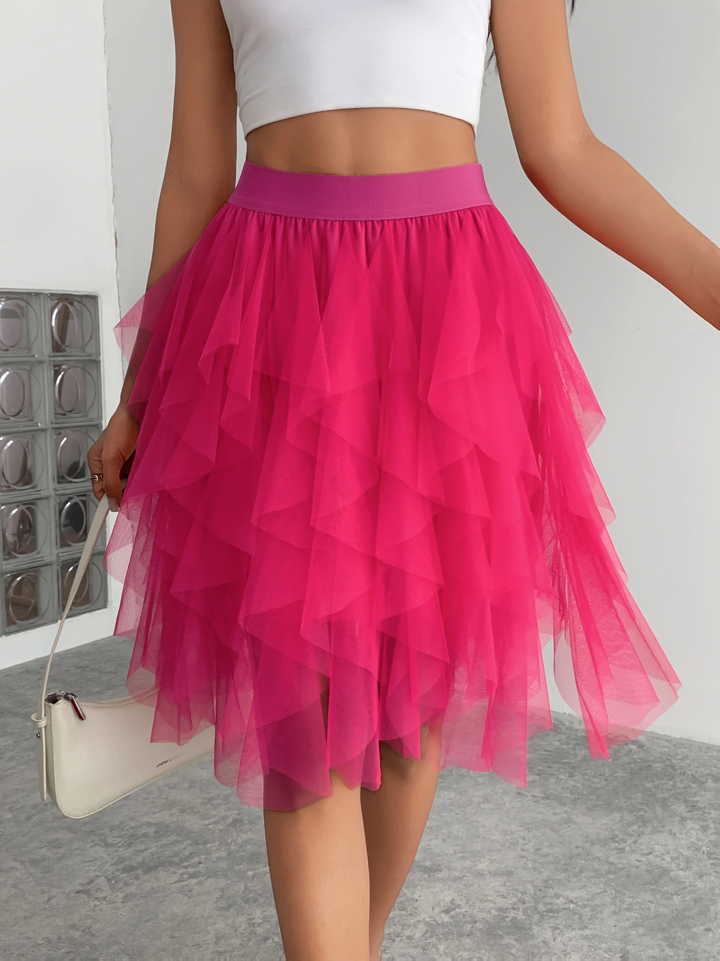 Jupe Tutu Femme Style Danseuse Élégante pour Tenue de Fête ou Quotidienne - Image 9