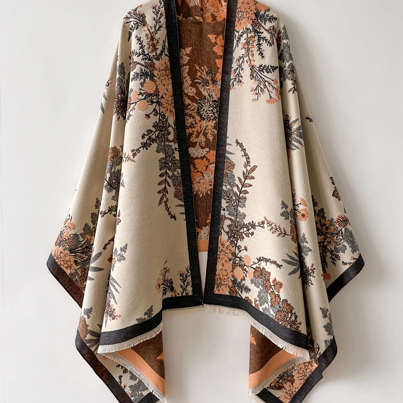 Kimono Femme Élégant Imprimé Floral Style Décontracté Chic - Image 12