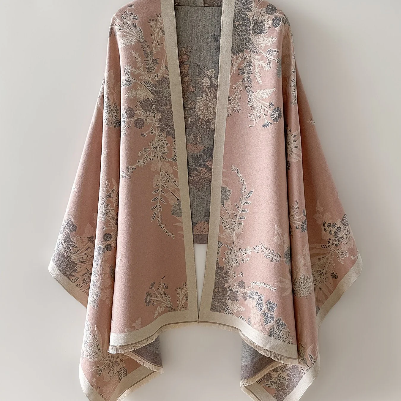Kimono Femme Élégant Imprimé Floral Style Décontracté Chic - Image 15