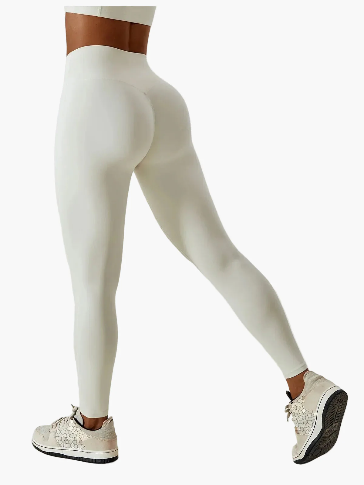 Leggings taille haute et brassière de sport femme – Ensemble fitness élégant pour entraînement et yoga - Image 10