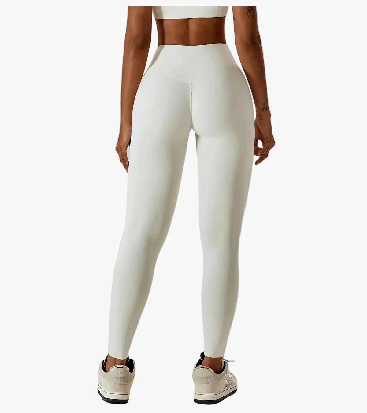 Leggings taille haute et brassière de sport femme – Ensemble fitness élégant pour entraînement et yoga - Image 11
