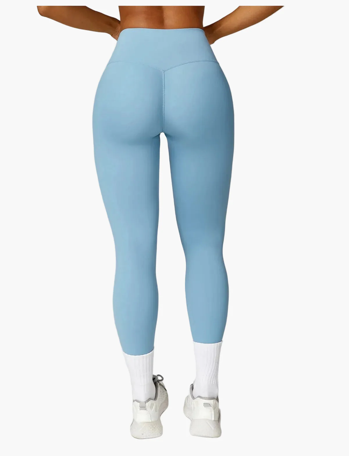 Leggings taille haute et brassière de sport femme – Ensemble fitness élégant pour entraînement et yoga - Image 17
