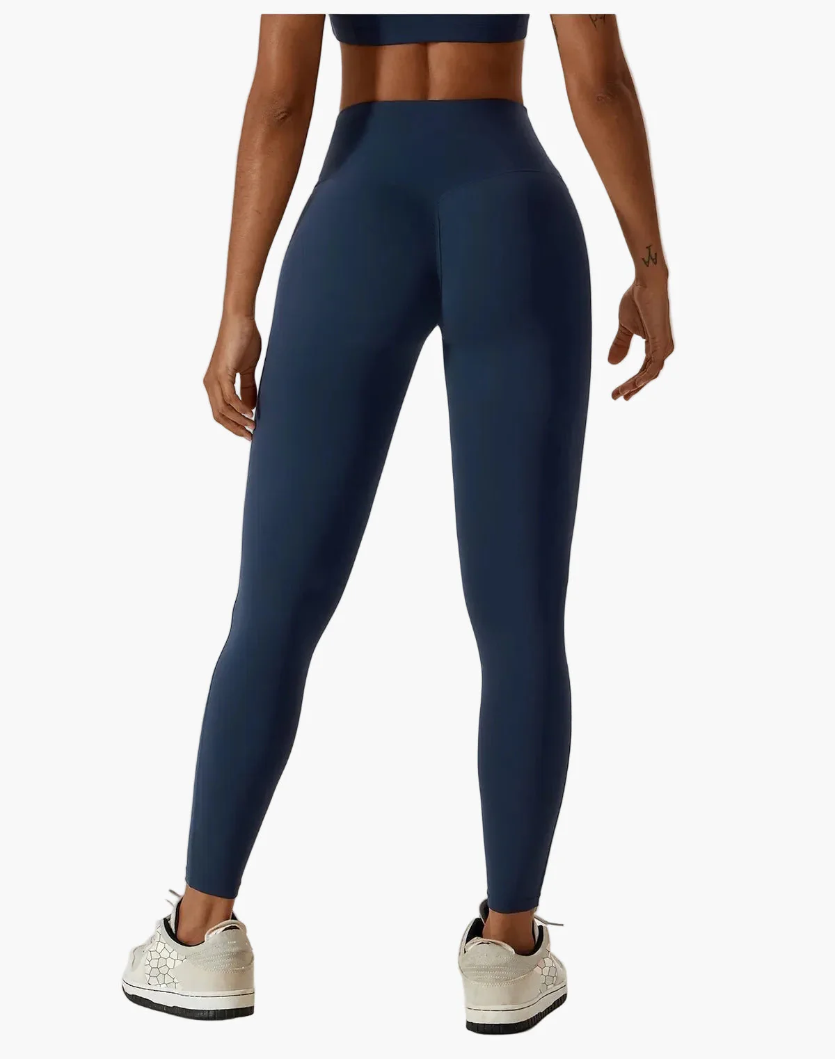 Leggings taille haute et brassière de sport femme – Ensemble fitness élégant pour entraînement et yoga - Image 4