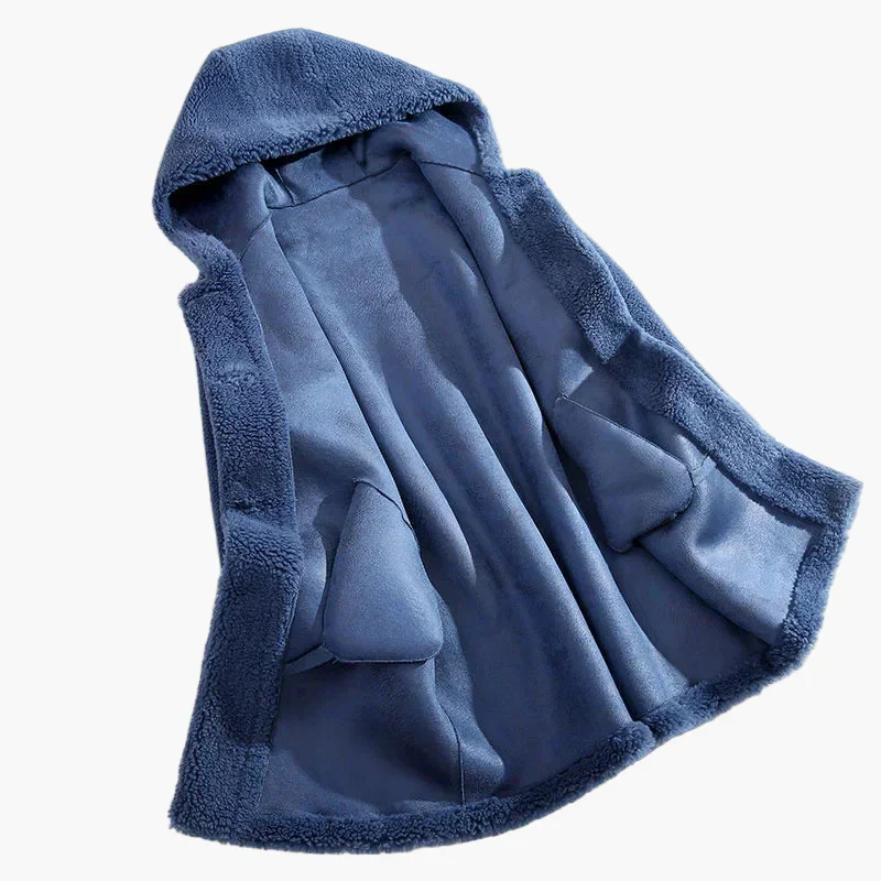 Manteau à capuche style décontracté pour femme - élégant et chaud pour l'hiver - Image 3