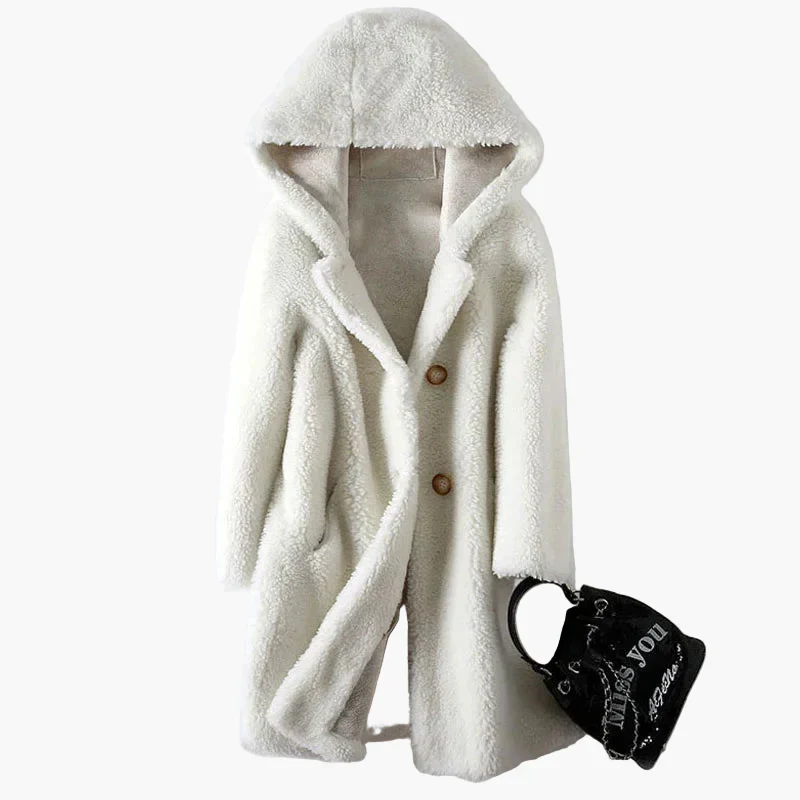 Manteau à capuche style décontracté pour femme - élégant et chaud pour l'hiver - Image 4