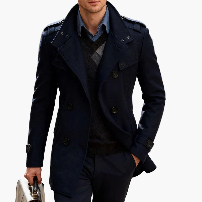 Manteau caban élégant pour homme, style urbain chic, parfait pour l'hiver - Image 6