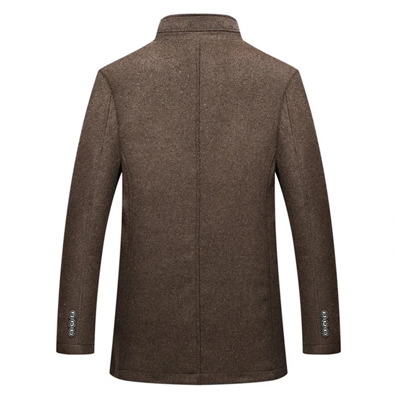 Manteau classique pour homme - Élégance urbaine et chaleur hivernale - Image 4