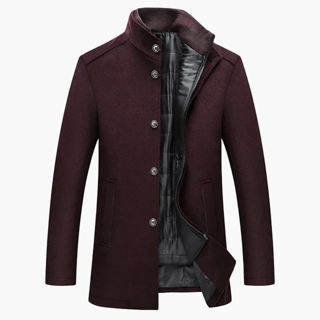 Manteau classique pour homme - Élégance urbaine et chaleur hivernale - Image 9