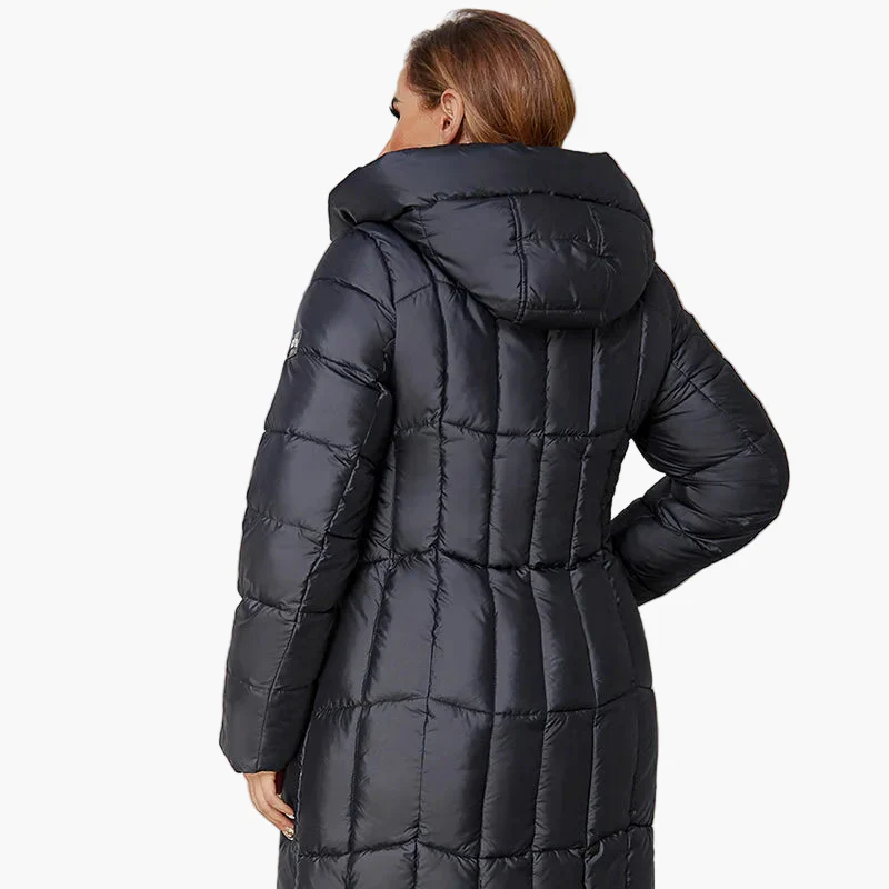 Manteau Doudoune Long Femme Grande Taille Élégant Hiver Urbain - Image 2