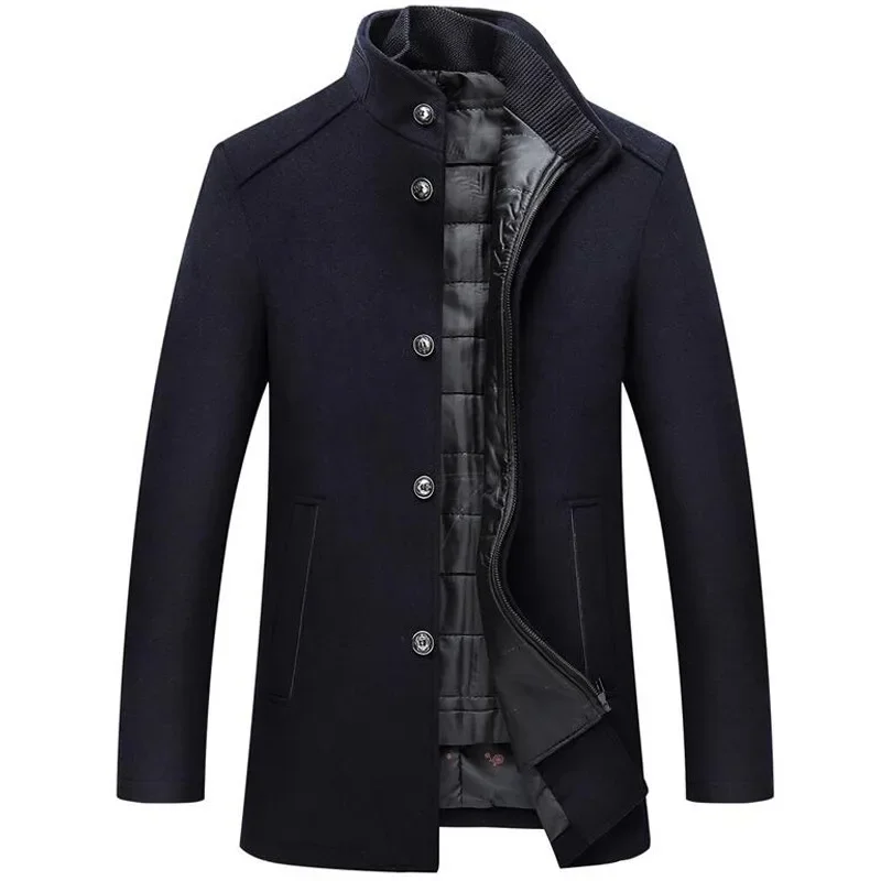 Manteau élégant pour homme style urbain - Idéal automne et hiver - Image 4