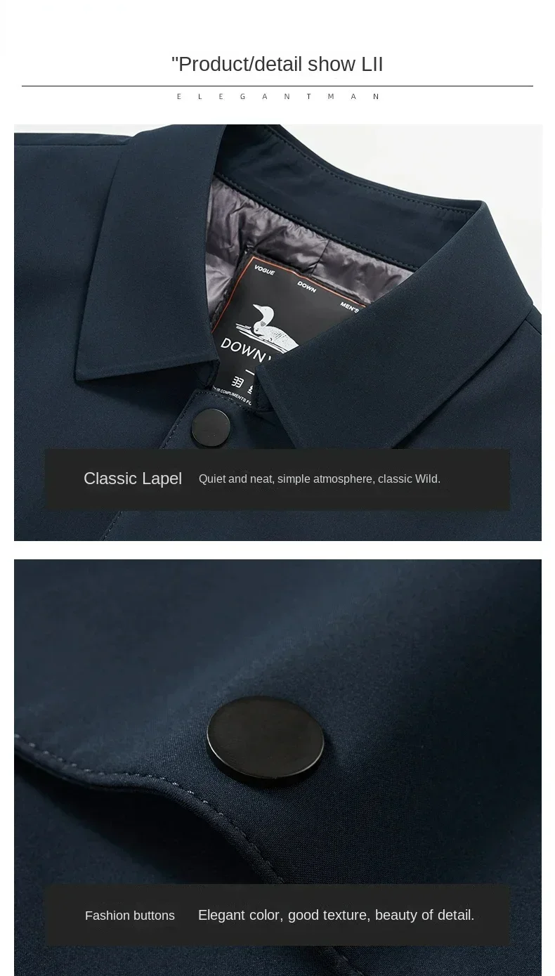Manteau élégant mi-saison pour homme - Style urbain chic, usage quotidien et professionnel - Image 3
