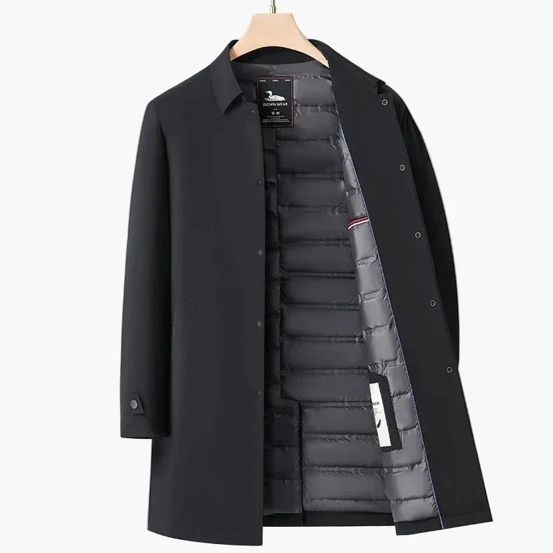 Manteau élégant mi-saison pour homme - Style urbain chic, usage quotidien et professionnel - Image 4