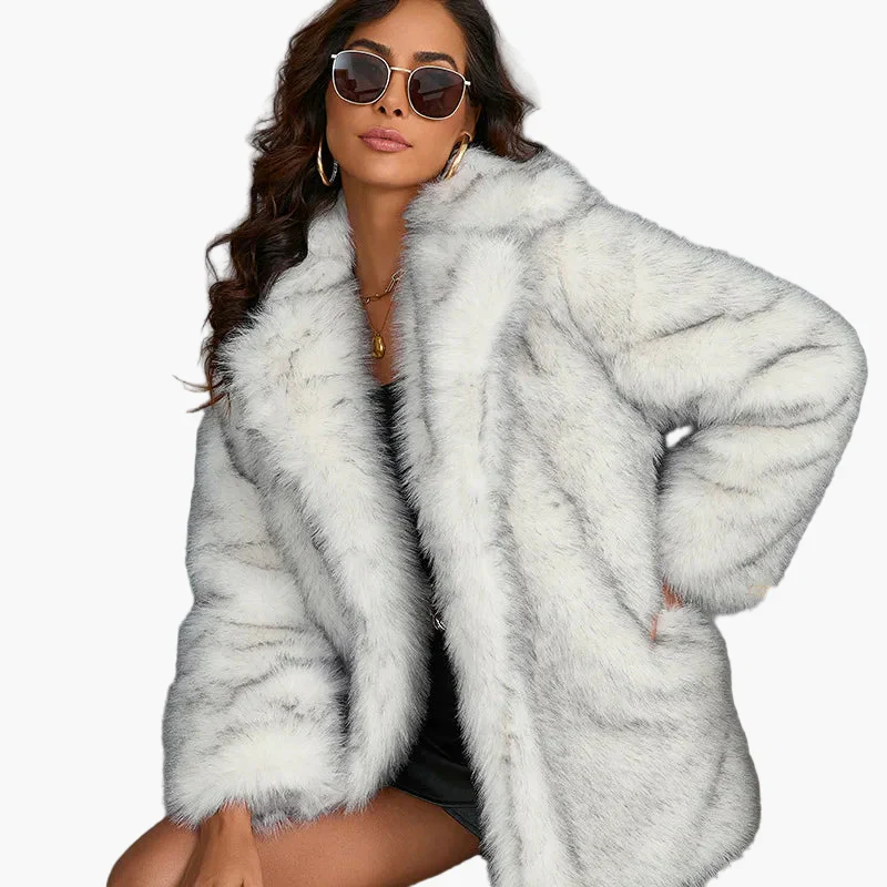 Manteau femme chic style urbain élégant pour l'hiver - Image 2
