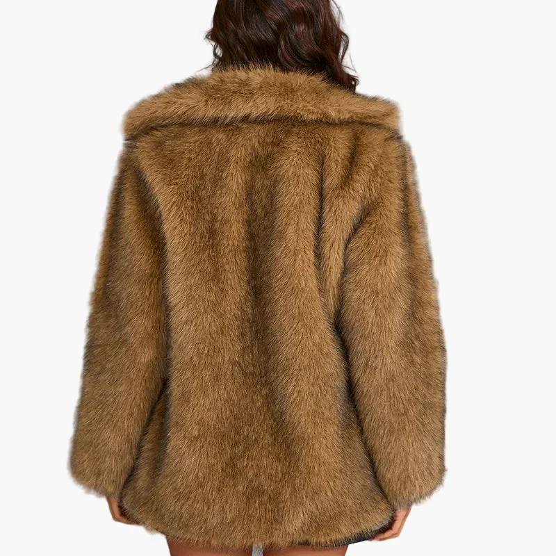 Manteau femme chic style urbain élégant pour l'hiver - Image 3