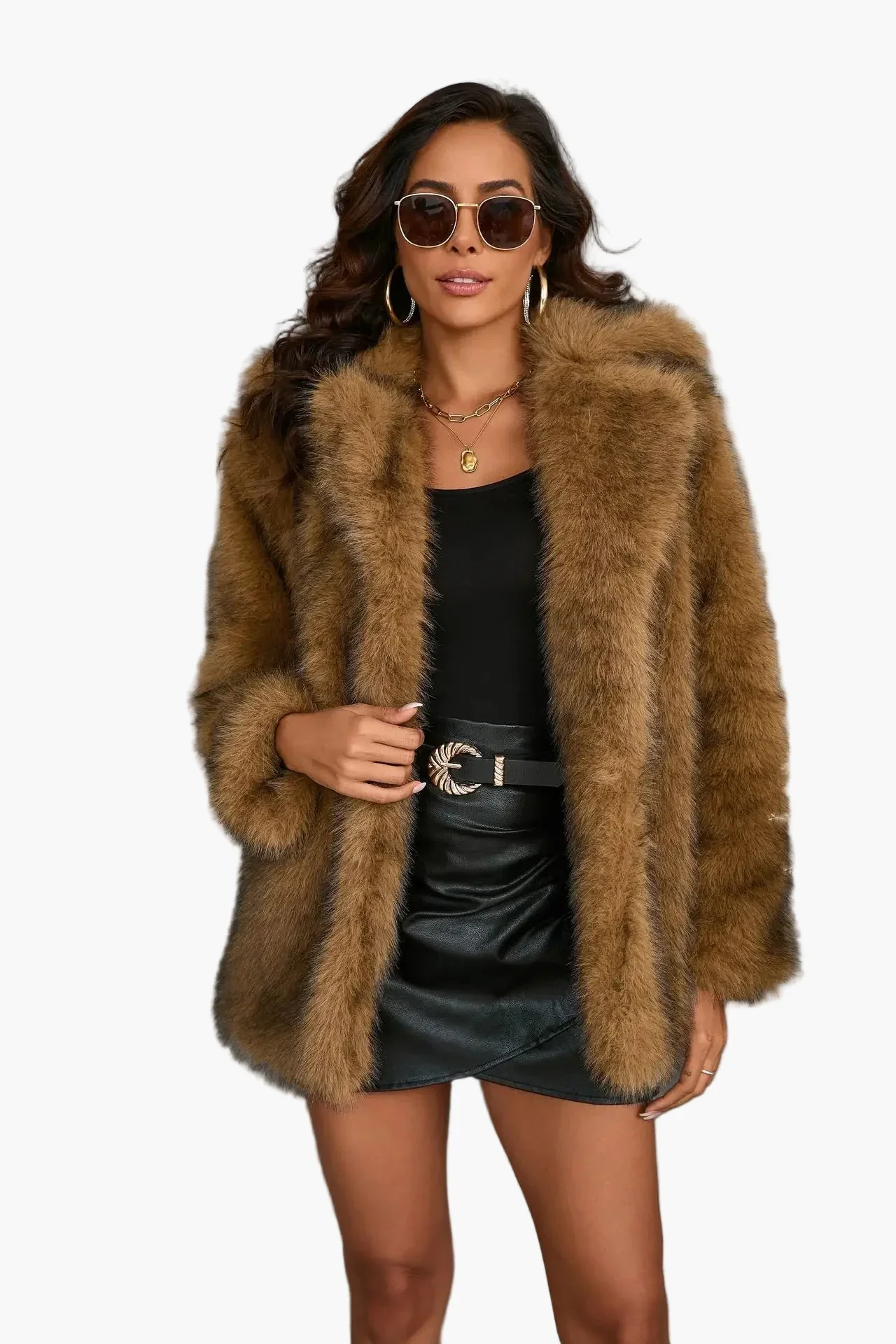 Manteau femme chic style urbain élégant pour l'hiver - Image 7