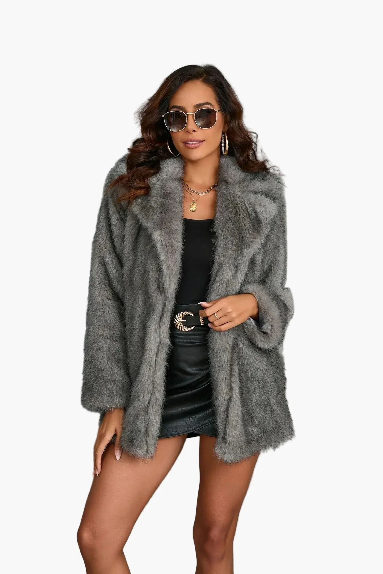 Manteau femme chic style urbain élégant pour l'hiver - Image 8