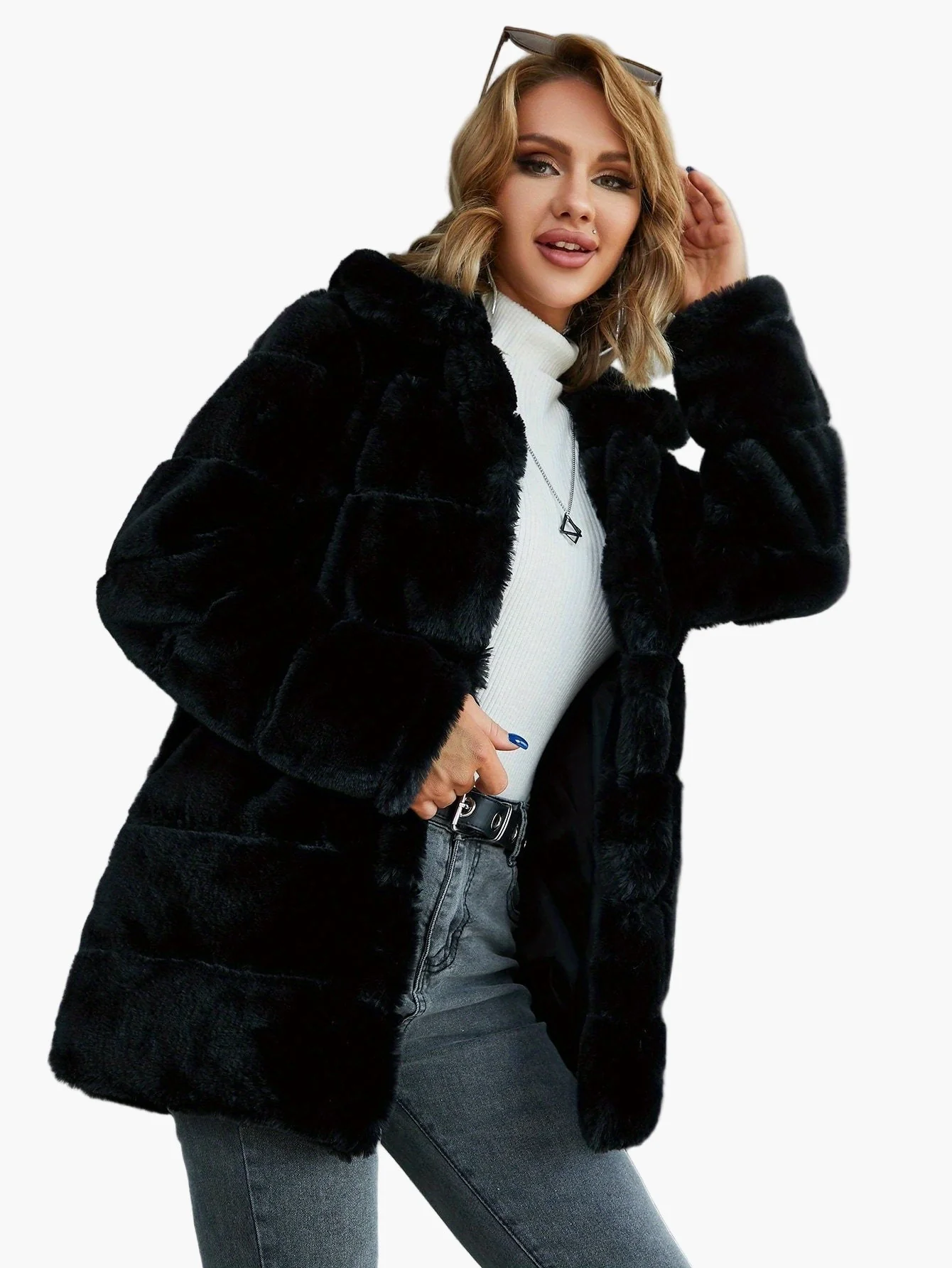 Manteau femme élégant style urbain pour l’automne et l’hiver - Image 2