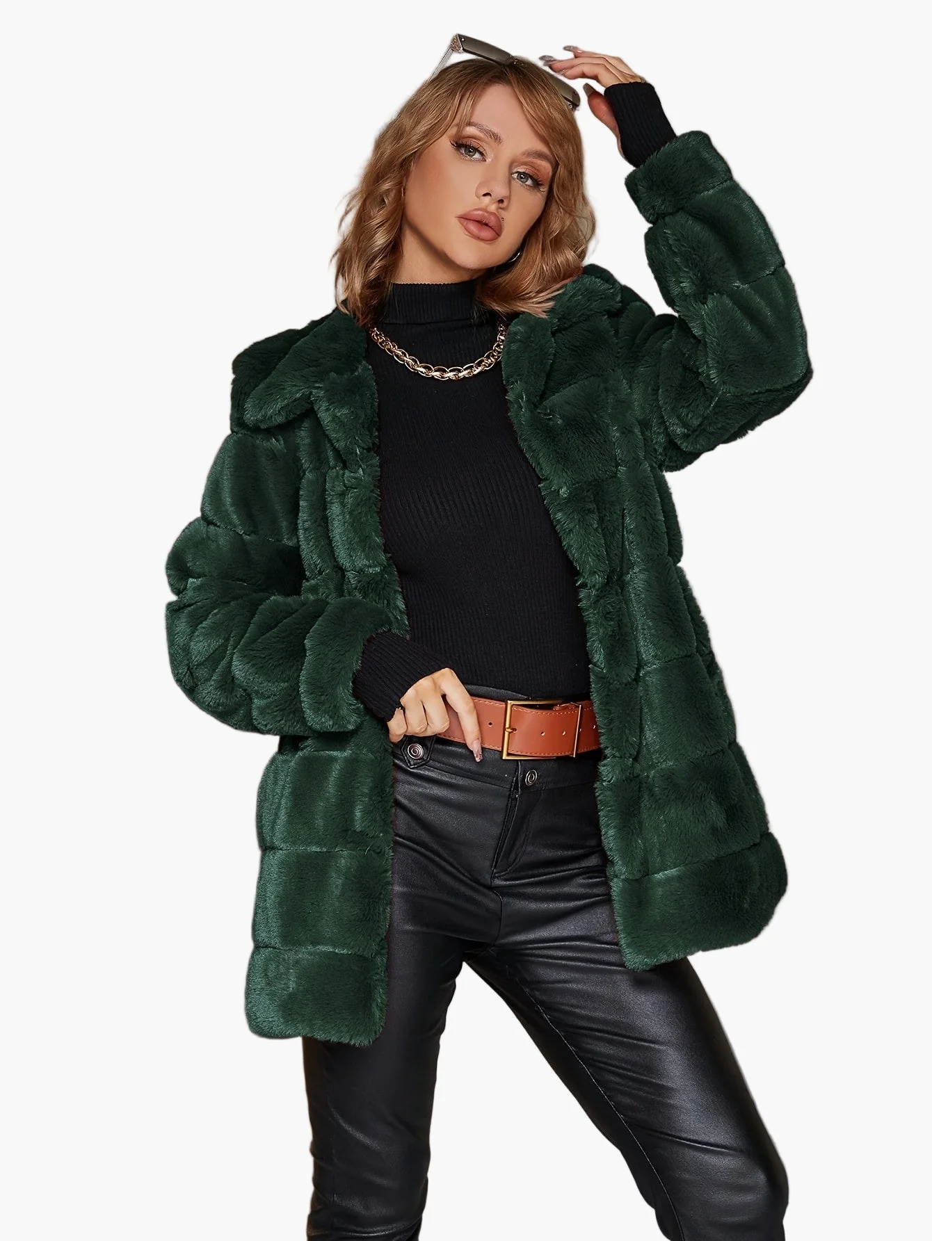 Manteau femme élégant style urbain pour l’automne et l’hiver - Image 9