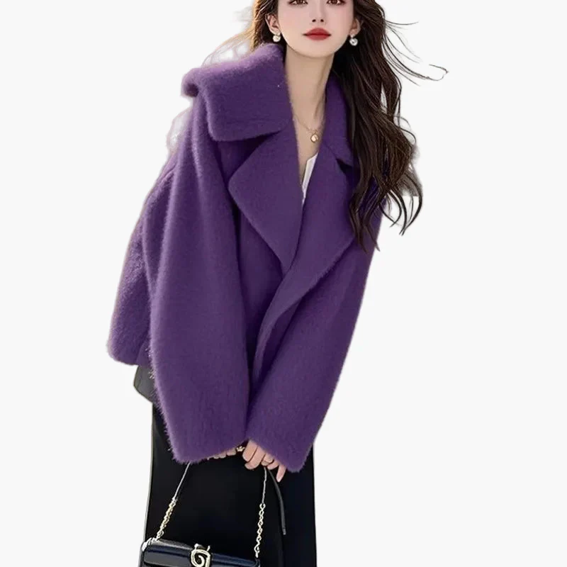 Manteau femme style moderne coupe ample élégant pour l'hiver - Image 2