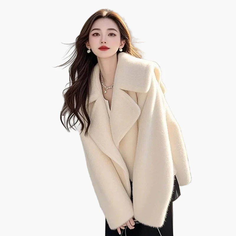 Manteau femme style moderne coupe ample élégant pour l'hiver - Image 4