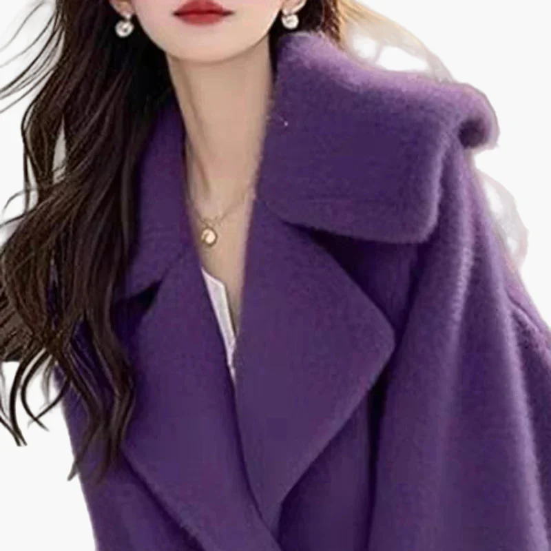 Manteau femme style moderne coupe ample élégant pour l'hiver - Image 5