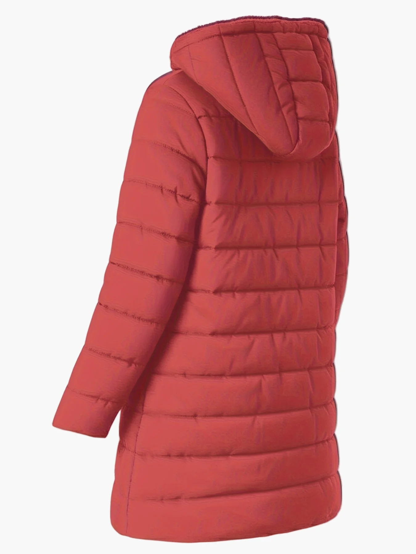 Manteau d'hiver élégant pour femme à capuche large – Style matelassé urbain - Image 5