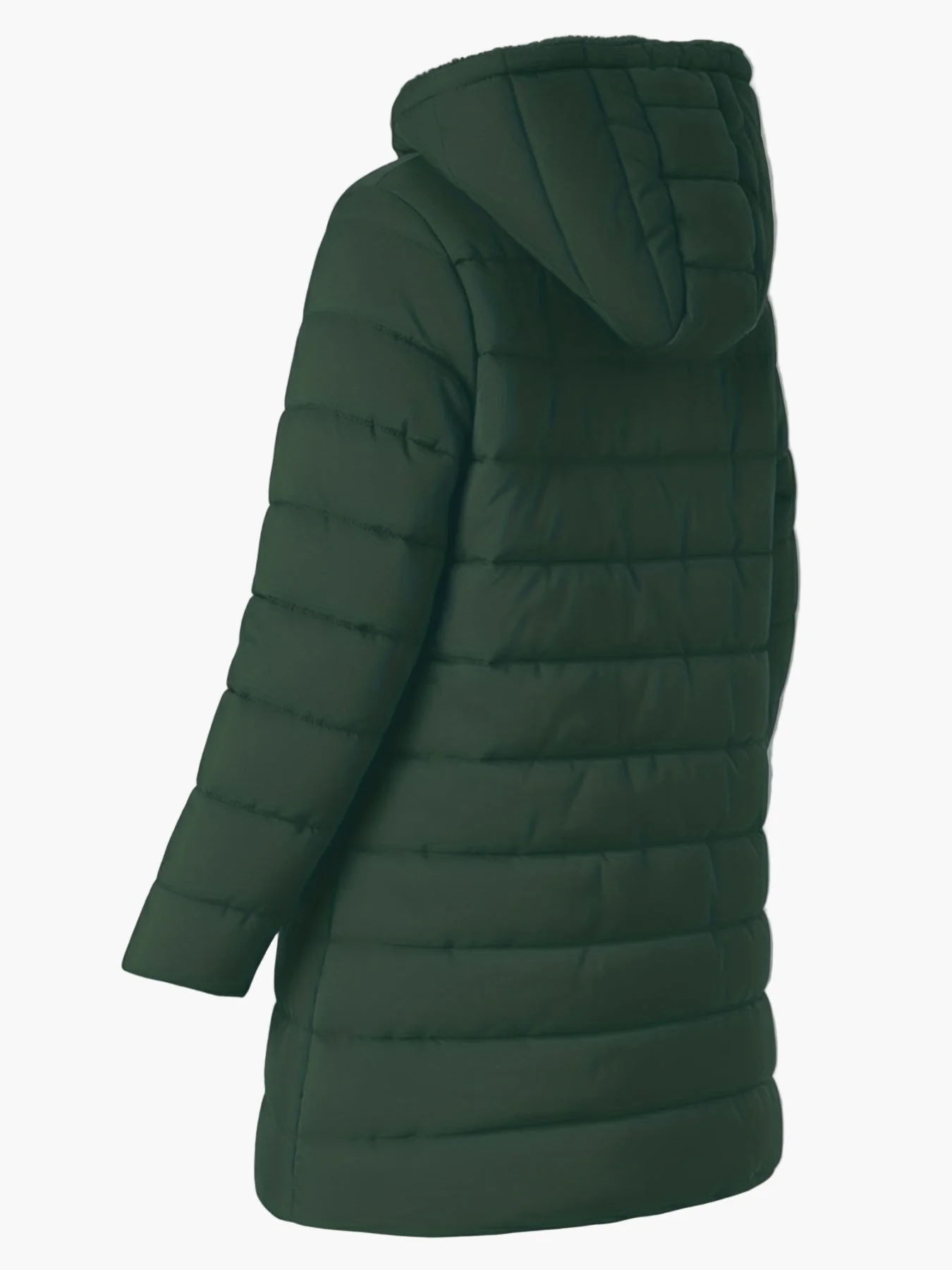 Manteau d'hiver élégant pour femme à capuche large – Style matelassé urbain - Image 6