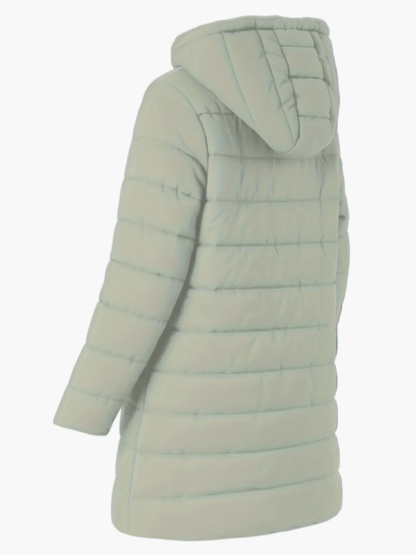 Manteau d'hiver élégant pour femme à capuche large – Style matelassé urbain - Image 8