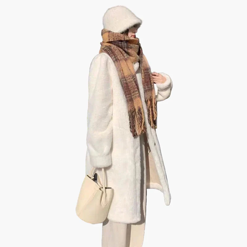 Manteau d'Hiver Élégant Femme Style Classique pour Sorties et Quotidien - Image 5