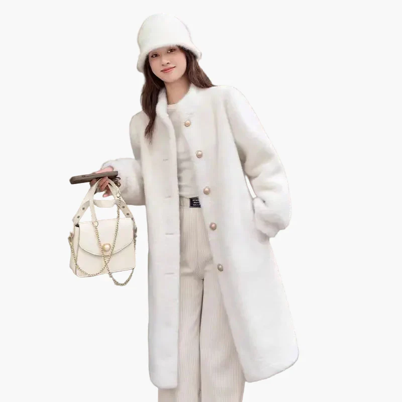 Manteau d'Hiver Élégant Femme Style Classique pour Sorties et Quotidien - Image 7