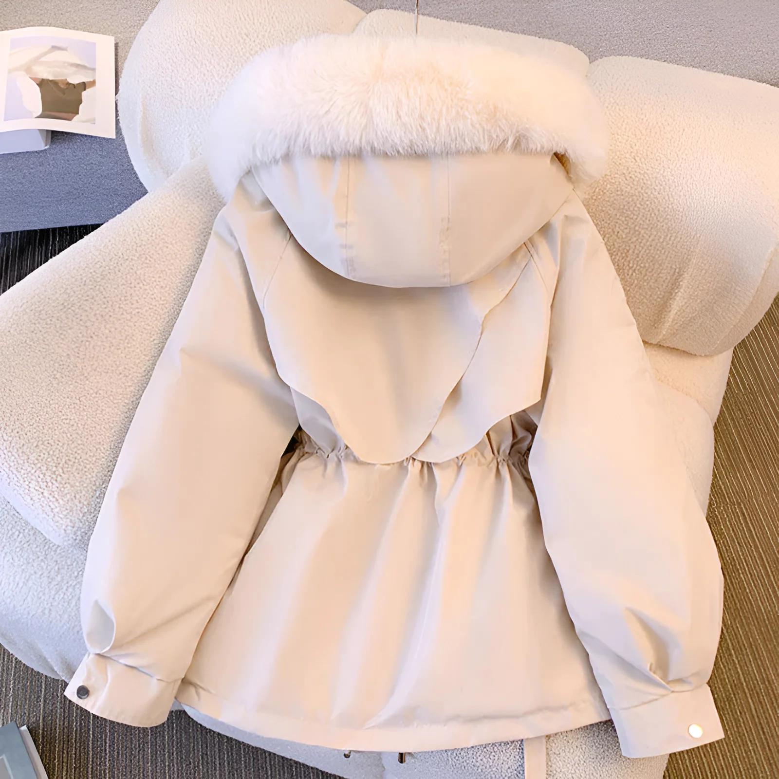 Manteau d'Hiver Élégant pour Femme Style Parka Chaud et Tendance - Image 3